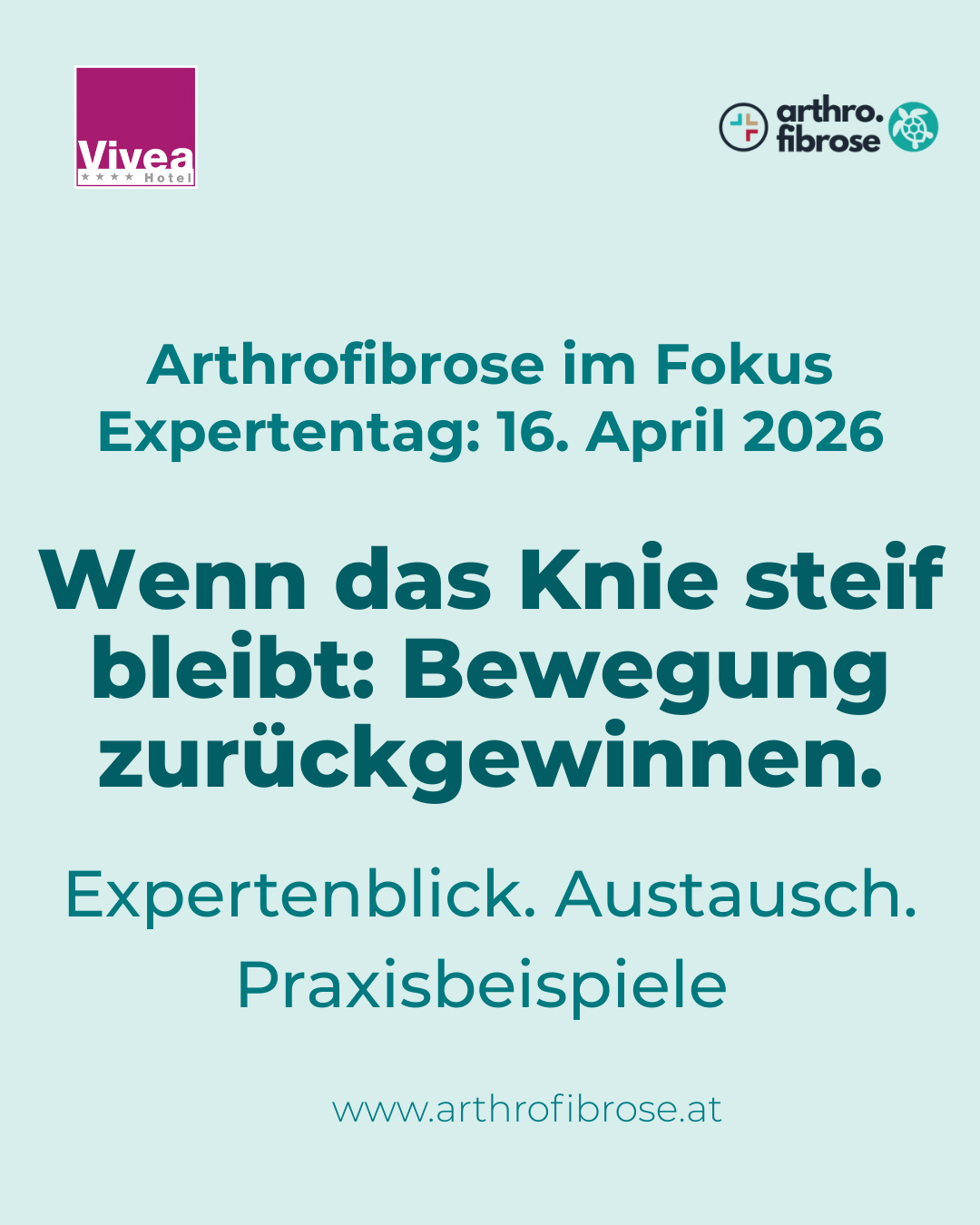 Arthrofibrose im Fokus 2026 – erstmals in Österreich